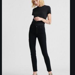Lucky Brand Black Hayden Skinny Mid Rise Jeans 2/26 Ankle